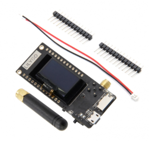 TTGO LORA32 868/915Mhz ESP32 LoRa OLED 0.96 Inch Blue Display Bluetooth WiFi ESP32 ESP-32 Module with Antenna and micro USB cable